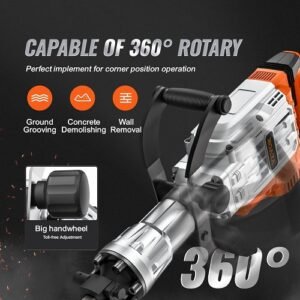 VEVOR Demolition Jack Hammer Concrete Breaker 3500W